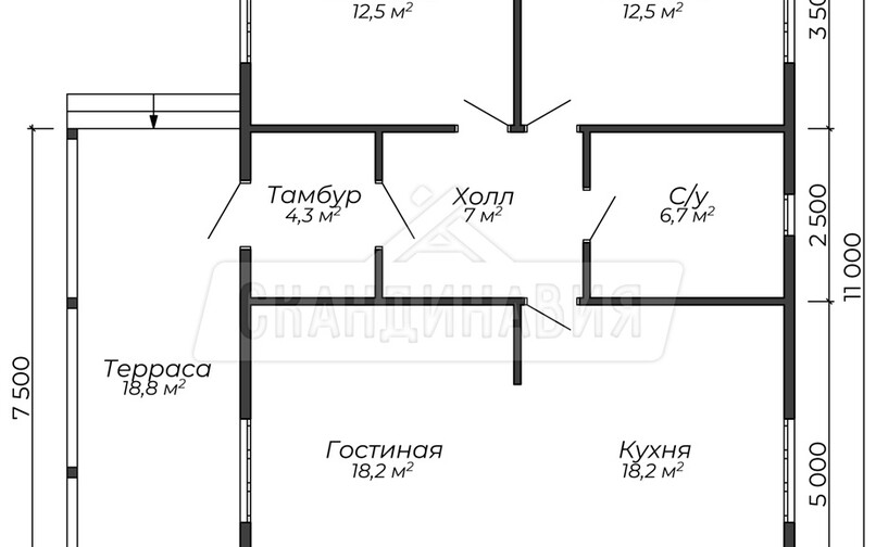 Проект каркасного дома Ставрополь