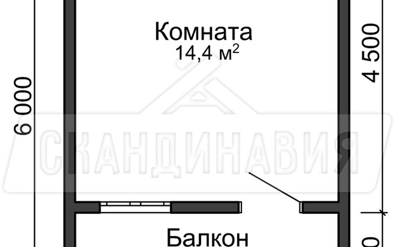 Проект каркасного дома Архангельск